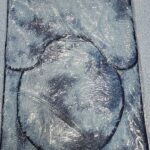 50*80 tie-dye silk wool three-piece set