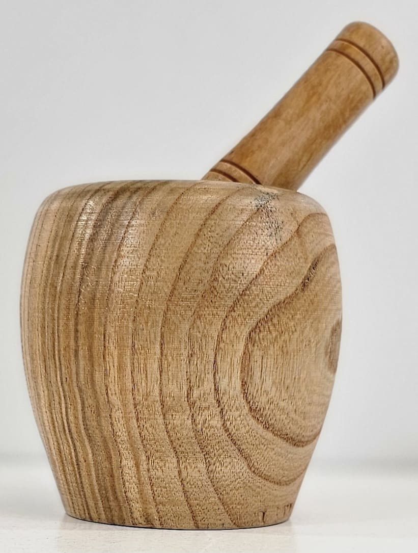 0zkHaIg1xrPnt8NTbxxpFzSjQPhbdWpxAyTQI2zq (1) (1) YW25-14 - Medium Bamboo Mortar & Pestle - Image 1