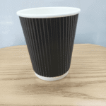 CF25 - 250ml cup with lid black