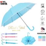 YW15-02 - RST075 - Big Straight and Stick Umbrella for rain, Windproof, Waterproof - 55 CM