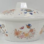 YW11-23 - 6809B covered bowl Melamine Crockery - 435gm