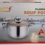 24 CM Soup / Milk / Cooking Pot - Stainless Steel - TK-20