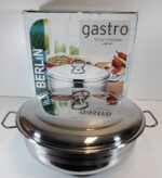 Turkish Berlin 32 CM Stainless Steel Low Pot