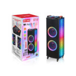 GZ07 - NDR-1010S Party Bluetooth Speaker With 2 Wireless Mic And Control