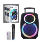 NDR-A55 Portable Pull Rod Column Speaker Outdoor Live Broadcast Square Dance Sony Dual Light Wireless Bluetooth High Power Bass