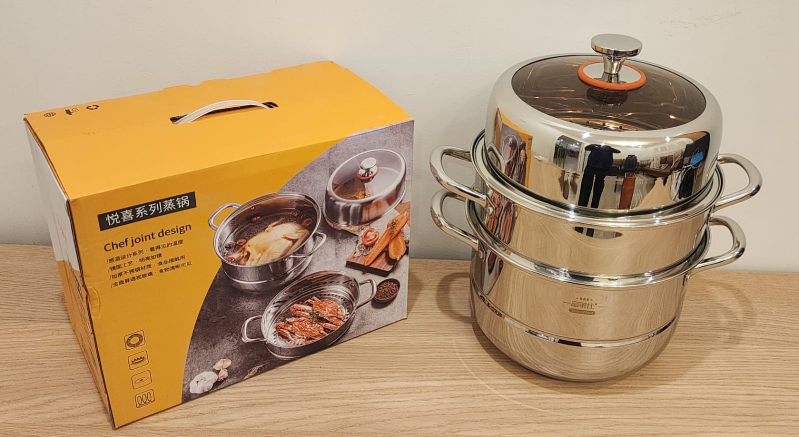 GOKdSqgWLUej2SbuqXY1Cnjvwc04RnxddUaMnai4 TMA-69 - 34CM THREE-LAYER JOY STEAMER - Image 1