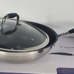 28 CM Charterhouse Wok with Lid - Non-Stick Wok with Glass Lid