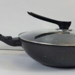 32CM Non Stick WOK with Glass Lid - Top Quality - XH3201 - TK-23 - Cooking Wok