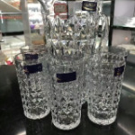 YW12-09- DSH2027/L7 Premium Jug Set of 1 with Stylish Glasses for Serving Water, Juice, Cold Drinks, and Other Drinking Bavrage