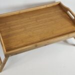 Large Size Bamboo Tray with Stand - 50 CM x 30 CM - Luxury Style Tray
