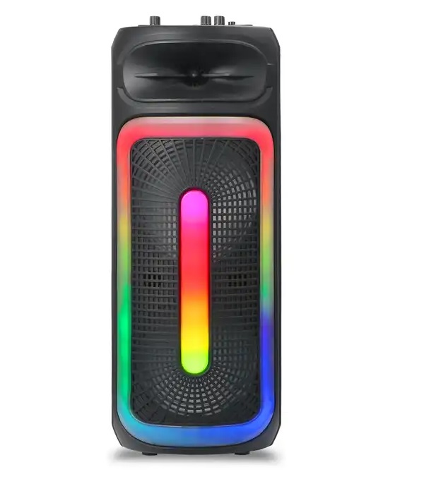 Qrvy9vWZRM1i705ZNIvk60CfxoOyX6w3gohCetA0 Powerful sound and deep bass portable bt cylinder music box DJ boombox fm radio speaker RX-8231 - Image 1