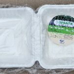 YW35-21 / YW09-12 - LB08 - 8-inch Sugarcan Pulp Lunch Box - 10 pcs per pack -