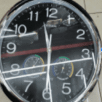 YW30-3 Round Wall Clock