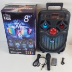 Tws GZ-P66 Wireless Bluetooth Portable Hifi Speaker With Microphone / Super Bass Subwoofer / Led Light / Fm Radio