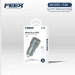 E20 Type-c - Feex Car charger, 38W Mix color
