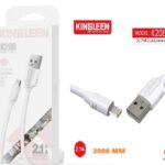 GZ01-46 KINGLEEN K206 2000 MM (2 METER) USB-2.1 USB TO LIGHTNING IPHONE CABLE