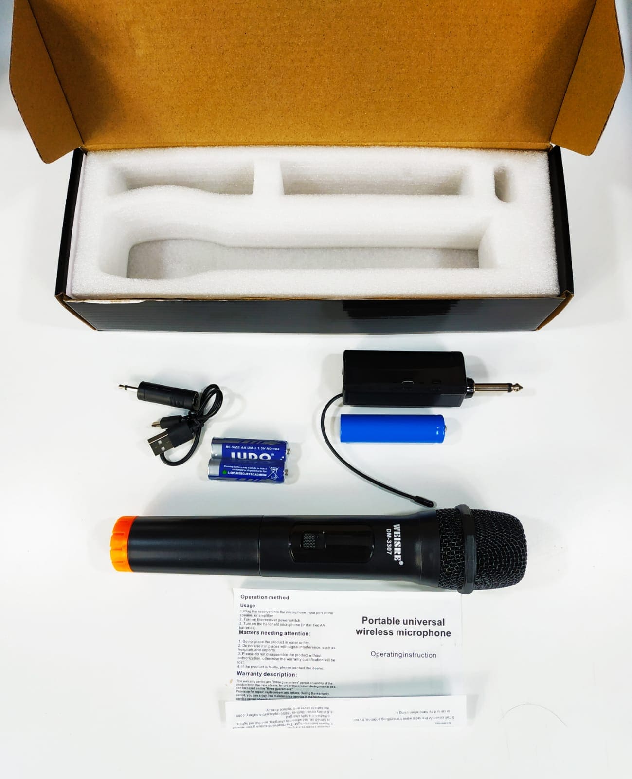 e8bbx0JS8HZ8rodyz3Fg8tR90zqEgJWSD4iR0wtV (1) Universal Wireless Bluetooth Cardless Microphone - DM3307 - Image 1