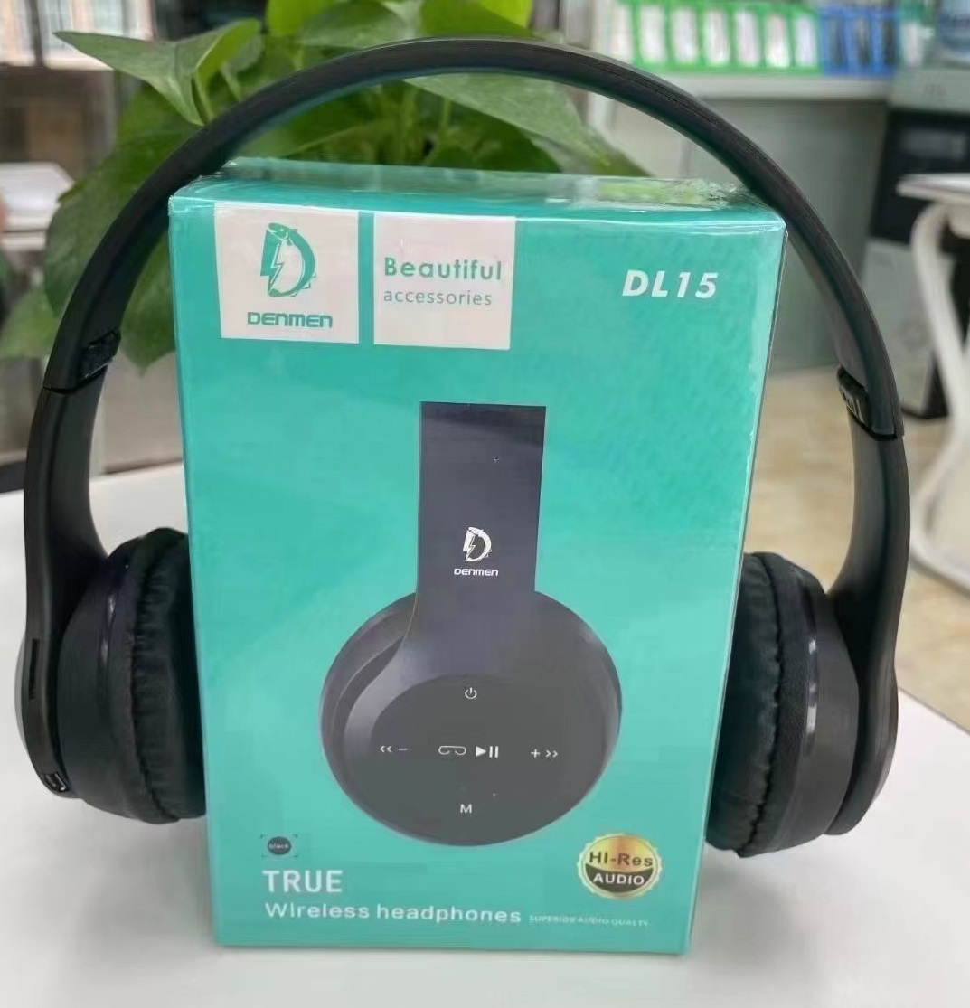 lXuSTwkRIqFVzBjbHPkod0S6BLiSLVcwQJCQzJAd DENMEN DL15 5.0 Bluetooth Wireless Headphones On Ear Wireless Headset Earphone Earbud with Built-In Mic - Image 1