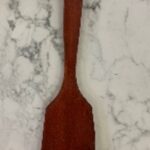 YW25-02 - Old lacquered small wooden shovel