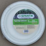 YW35-04 -  7-inch 20 PCS Pack - 48 Packs Per Carton - Sugarcan Pulp Round Plate