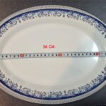 YW11-06 - 36 CM Oval Plate - 30140-1 - Oval Rice Plates Melamine Crockery  - 200 GM
