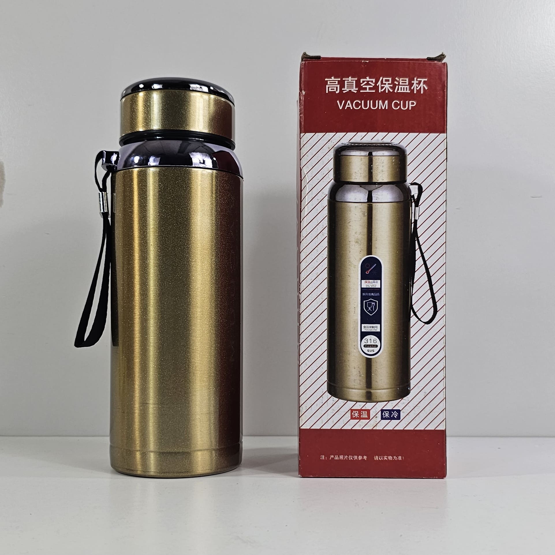 p12 (1) YW21-08 - 600 ML Stainless Steel Double Wall Vacuum Insulated Flask Bottle | 20 Hrs Hot & 24 Hours Cold - Image 1