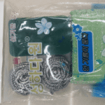 YW10-02 - Assemble 5PC - Steel Wool and Cleaning Spoung
