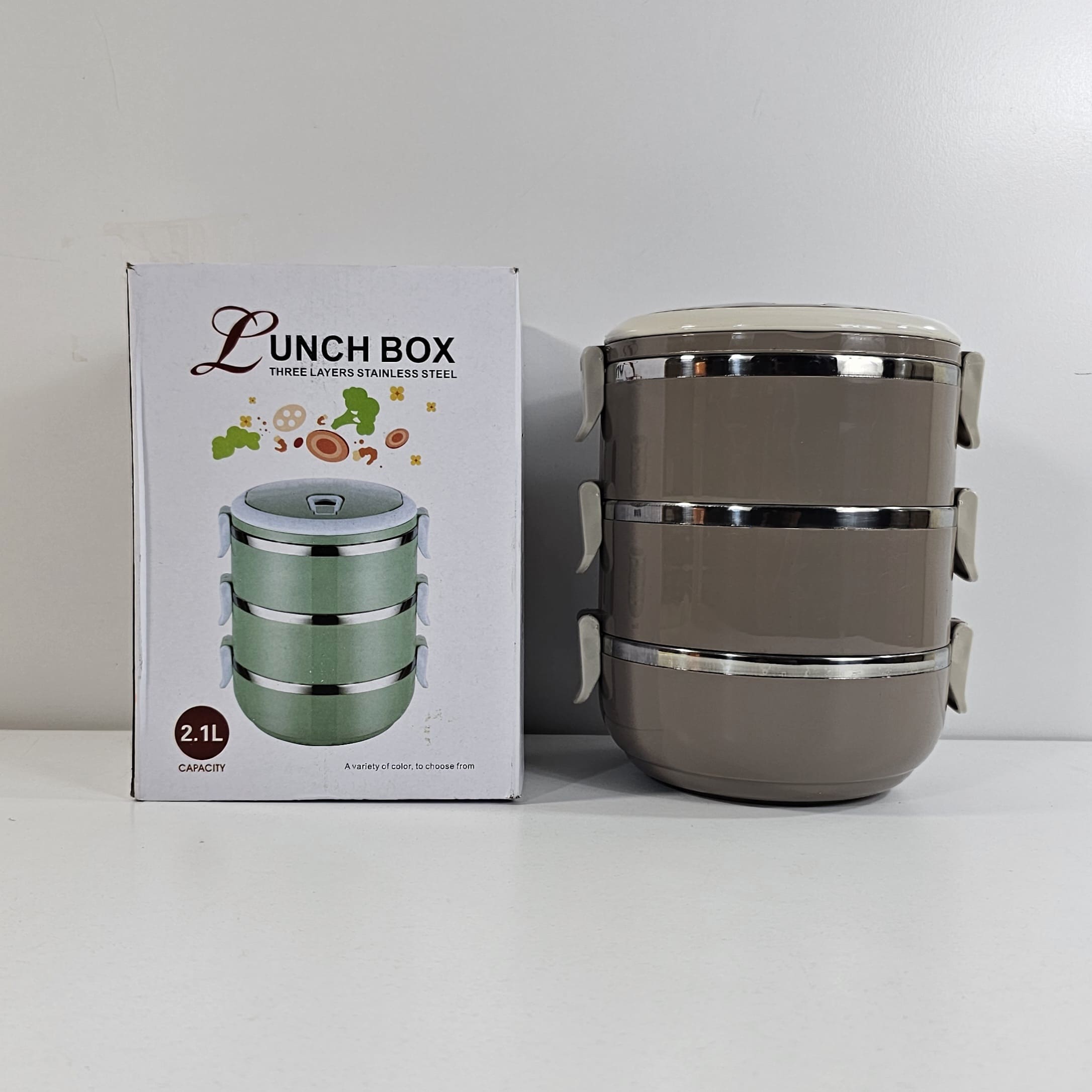 p17 (1) YW21-03 - Stainless Steel Thermal Lunch Box Portable Bento Container for Hot/Cold Food - Image 1
