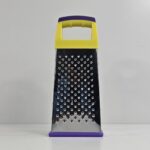 YW05-27 - HL-0785 - - 8 Inch Grater and Slicer for kitchen, Stainless Steel with 6 Sides, Best for Cheese, Vegetables, Ginger, Garlic Grater & Slicer