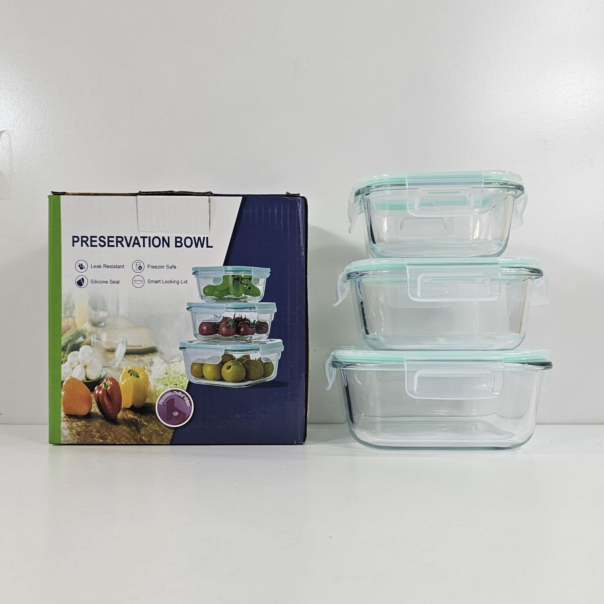 p21 (1) YW31-07 - T-01262 - Square color box three-piece set - 320ml+500ml+800ml - Image 1