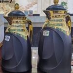 YW14-14 - S07-C-07 - MAF-0.7/1.0L - TWIN SET - 2 PCS - ABS BODY+PINK GLAS+REDBILE Vacuum Thermos Flask