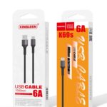 GZ01-21 - Kingleen K69S 6Amp USB to Type-C Cable - 1 Meter