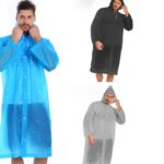 YW16-01 - Adult Rain Coat - 10535-1 - 100gEVA long trench raincoat