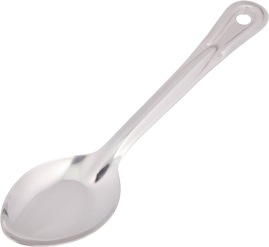 saUKZn3HcCUFNu6jA1TKSSkdVGaGeF1eBd3R0iop Stainless Steel Cooking Spoons - Food Grade Silverware for Home & Kitchen- Mirror Polished - Image 1