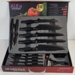 KK-18-MB - 18 Pieces Non-Stick Marble Coated 18PCS Knife Set - ALE Kitchenware