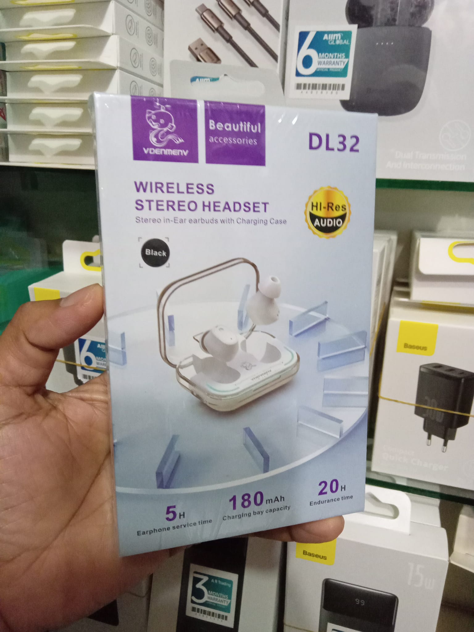 vSwx8cQqed5qjQPGU9gmeyxVYRbe6QfALpAuHVrE Denmen DL32 - WIRELESS HEADSET - Image 1