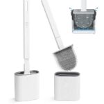 YW20-10 - GF-R1 - GF-R2F - 1174 toilet brush Water Drop Toilet Brush and Holder Set, Wall Mounted Deep Cleaning Toilet Bowl Brush for Bathroom Toilet Brush