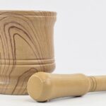 YW25-13 - RM04-LW - Wood grain plastic garlic bowl