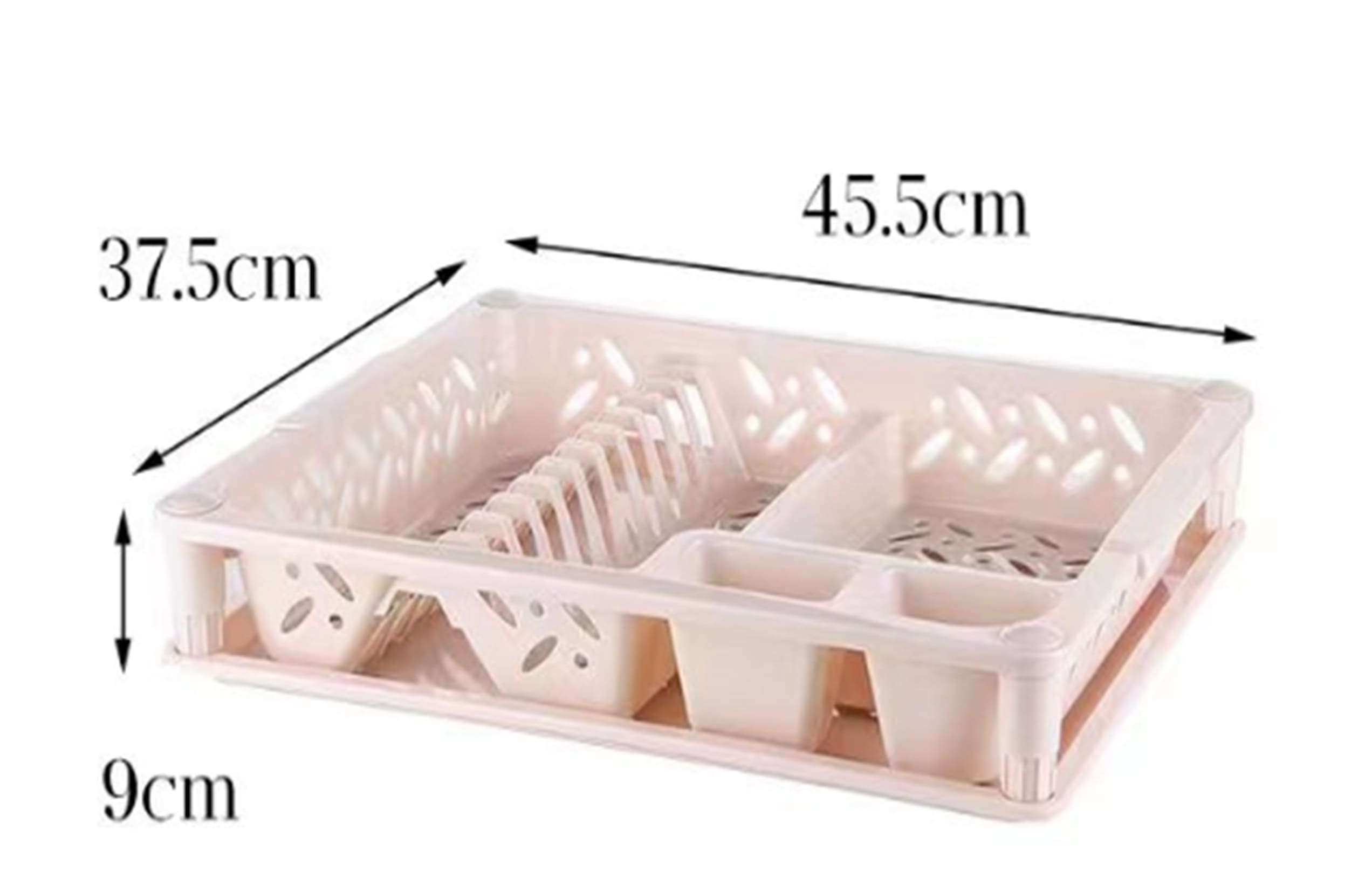 yVh3Cxwav62gNCdurDAd1ouAsmPVtLA0lYogYEGL (1) YW27-06 - plastic Durable Kitchen Drainer Dish - 37.5 x 45.5 x 9 cm - Image 1