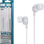 Remax RW-105 New Music Earphone With HD Mic In-ear 3.5mm Jack Wire Headset 3.5 mm For iPhone 6s 6 5s 5 Xiaomi Samsung Huawei Earbuds