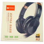 Bluetooth Headphones DeepBass R2 Black Wirless Bluetooth Stereo On-Ear Headphon
