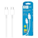 Denmen D20C 1 m USB-C Type-C to Type-C Cable Fast Charging Cable 3.5 AMP 1 Meter