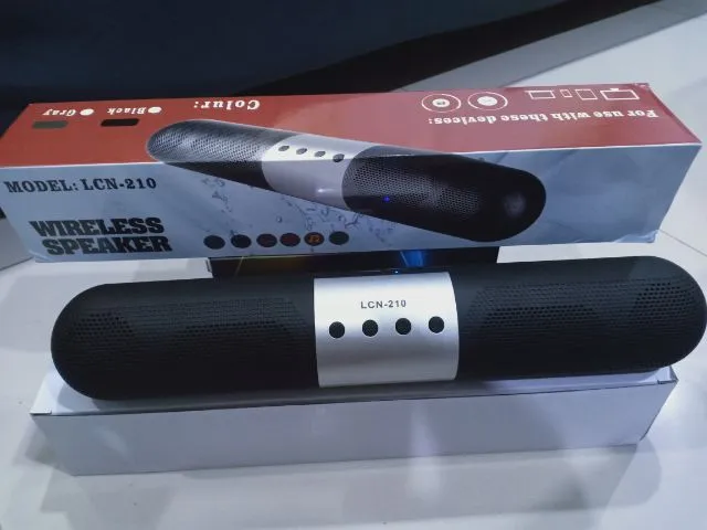 Min2wHUYyvNtZHTM8ebvpeVL6nE9Hc8vaX7lpRhZ Portable Bluetooth Speaker LCN-210, with TF/USB/FM/Handsfree/Aux Wireless Soundbar Built in FM Radio - Image 1