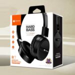 DEEPBASS R7 WIRELESS Bluetooth ON-EAR HEADPHONES Stereo Headphone / Earphone / Earbud with Build-In Mic– Black