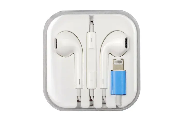 Z5hKAaGa00NGH9x0wniBQdkXOVTtNgn96Za92BKO Lightning Earphone - Wired Bluetooth Earphones Headphones Mic For iPhone 7, 12, 11 8 7 X Xs XR 12 Headphone / Earphone / Earbud with Build-In Mic - Image 1