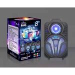GZ-P33 TWS Wireless Bluetooth Portable HIFI Speaker With Microphone / Super Bass Subwoofer / LED Light / FM Radio