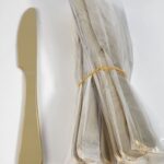 Gold Polished Top Quality Stainless Steel Dinner Knives - Functions / Restaurants Bulk Qty - CH-550