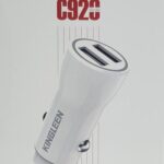 KINGLEEN Double USB Fast CAR CHARGER (C920) 2.4A