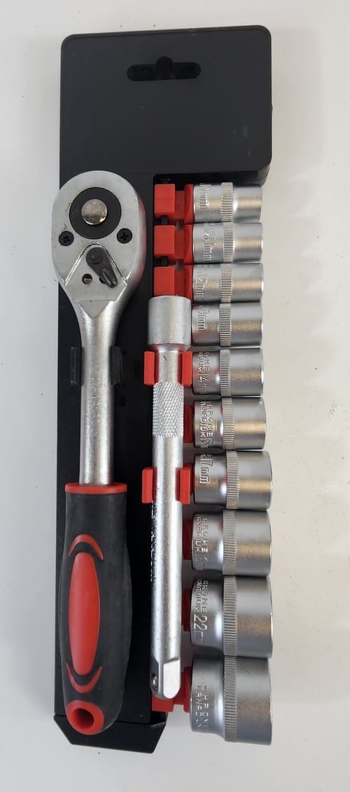 jM0hyaJ5bBqOB03PCHyx9CzVMRs337bslV7dmTcW (1) 1/2"Driver 19 PCS Socket Set - Bi-Diretion Chrome Vanadium Top Quality Auto Tool Set - Image 1