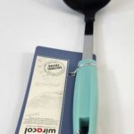 Nylon flat iron spoon - Top Quality Non Stick Plastic wtih Stell Handle - KNS04-U